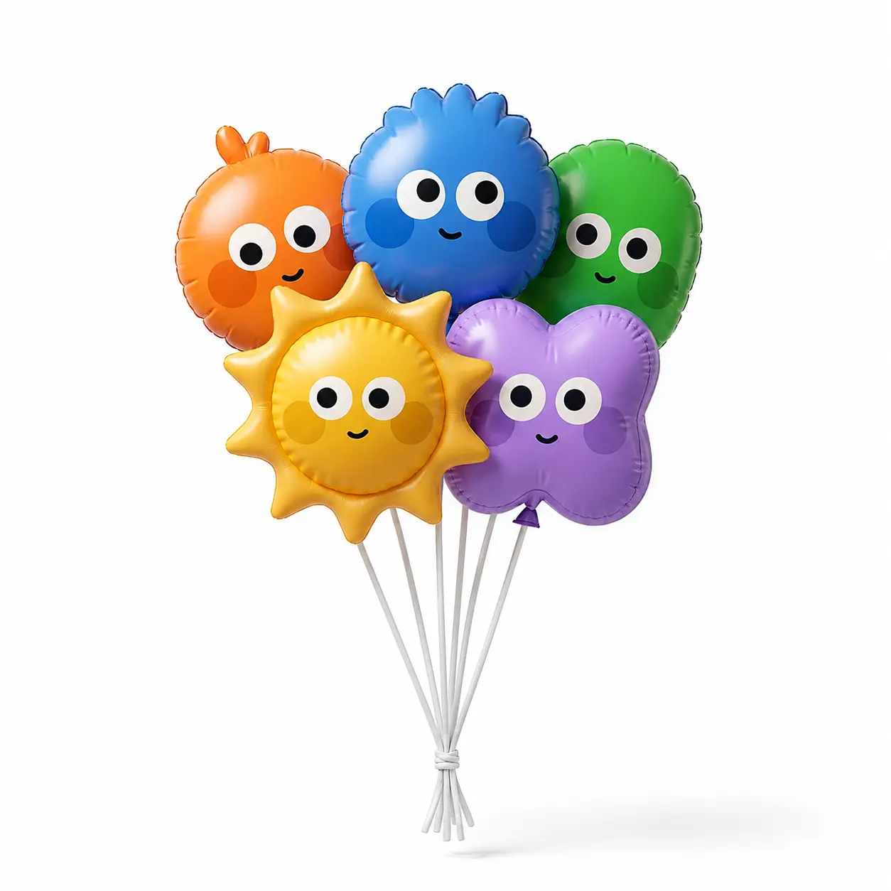 Palino characters as balloons